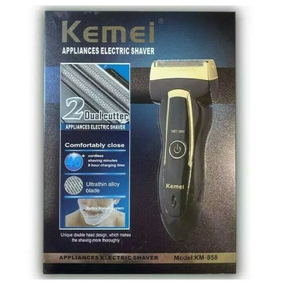 Reciprocating Dual Blade Cutter Razor Electric Rechargeable Shaver - Picture 3 of 8